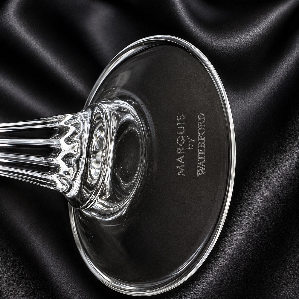 Marquis by Waterford Champagne Flutes Set of 2 Crystal Glass 9 3/8 Inch - Picture 5 of 11
